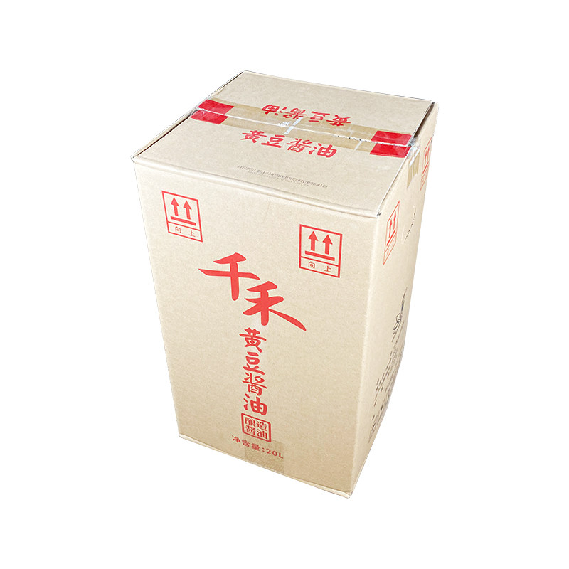 千禾黄豆酱油20L大桶家用餐饮商用食堂炒菜凉拌实惠黄豆酿造酱油