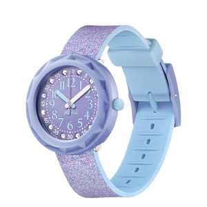 Flik Flak飞菲瑞士儿童防水硅胶手表女孩小学生生日礼物只看时间