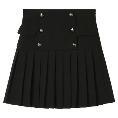 洋气减龄百褶中裙半身裙