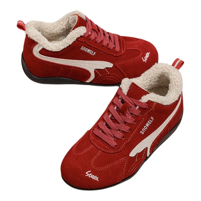 snowelf【红色厚底德训鞋女款】