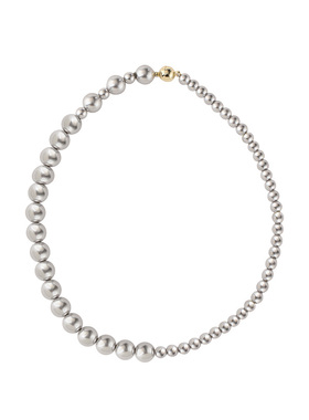 花迹珍珠项链女小众设计感