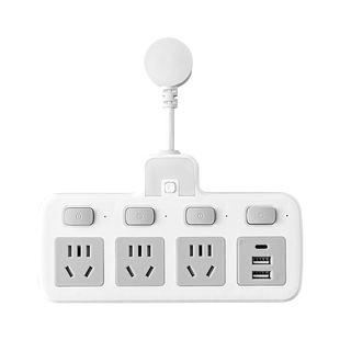 纯铜短线多功能插座带usb一转三四五多孔插线板插排宿舍家用插头