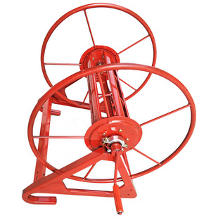 农用绕管架200米红色挂钩式喷雾泵打药收管器300米绕线卷管机加厚