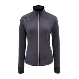 L家花样滑冰服训练服冬季加绒特厚保暖成人男女同款夹克外套儿童