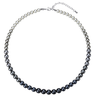 Social Talent桑蕾迷雾系列单层项链渐变设计仿珍珠春夏新款爆款