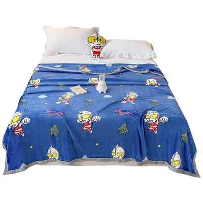 A类正版卡通牛奶绒保暖毯