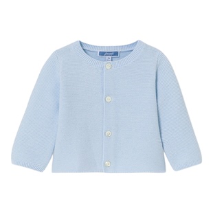 Jacadi亚卡迪男小童纯棉针织外套春秋新款开衫毛衣百搭2040329