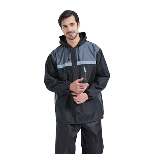 雨衣雨裤套装男款女款电动车骑行分体骑手雨服加厚防暴雨高端防水