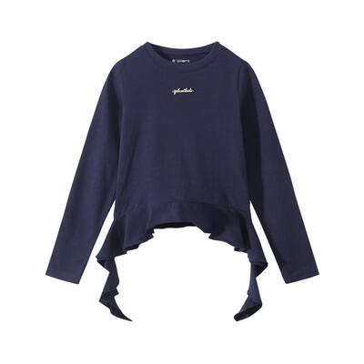 植木【云感肌底衣】含莱赛尔女童T恤儿童纯色T恤2026春夏新款童装