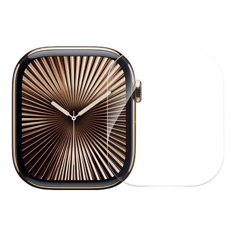 【3D全屏覆盖】柏奈儿云瓷膜适用苹果手表s12全包iwatchs11防摔applewatch10 se3保护贴膜s9高清8无尘仓7钢化