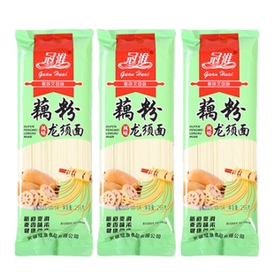 【工厂直发】冠淮正宗藕粉刀削面龙须面细面无盐低钠面条挂面批发