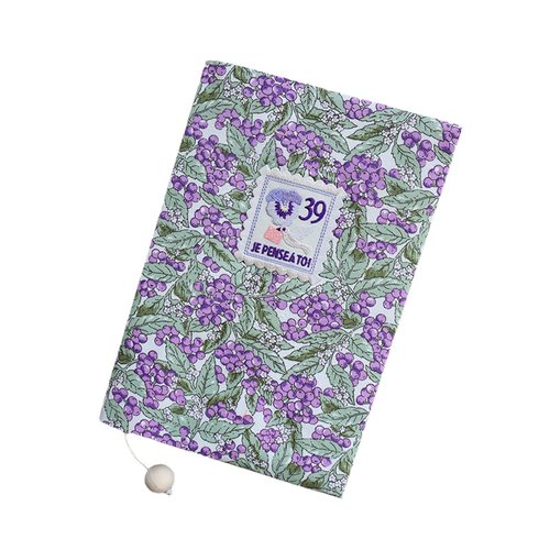 真我 果子信笺。复古文艺手工布书衣 手账本 A5A6手帐封套笔记本