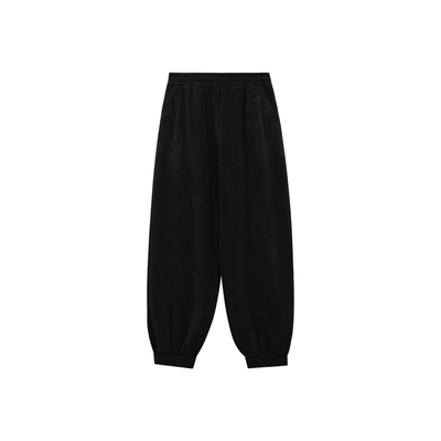 摇粒绒束脚休闲宽松卫裤