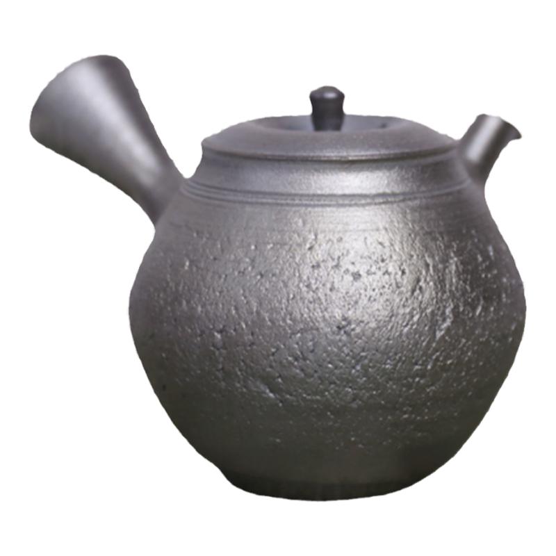日本常滑烧 一房 -02南蛮肌烧180ml 纯手工日式紫砂侧把陶茶壶