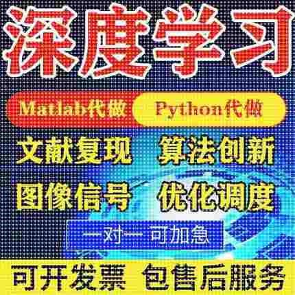 matlab代码帮做程序代编python代做算法覆现深度机器学习电气彷真