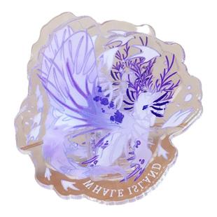 原创青涩手账咕卡夹亚克力夹子透明pp夹可爱便签夹文具照片夹手帐