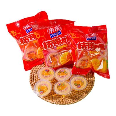 亲亲果肉果冻休闲食品经典儿时零食水果冻解馋香橙味下午茶小吃品
