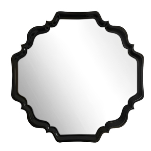 法式轻奢高级感化妆镜复古南洋风卫生间浴室镜客厅玄关壁炉装饰镜