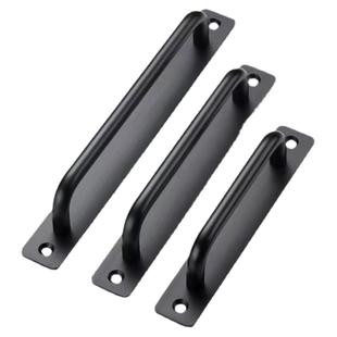 铝合金门把手手柄免打孔玻璃门防盗门室内门窗推拉门明装大门拉手