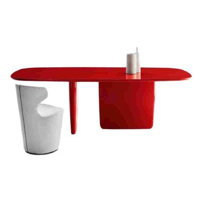 北欧全实木长桌设计师办公桌会议桌创意极简书桌餐桌咖啡桌工作台