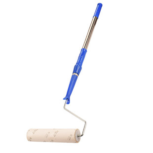 加长粘毛器滚筒家用地板粘毛器宠物可撕式粘尘纸除尘替换粘毛滚刷