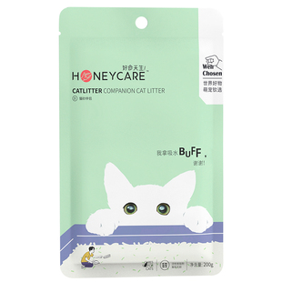 Honeycare猫砂伴侣200g去味除臭剂可冲厕所猫屎除臭神器