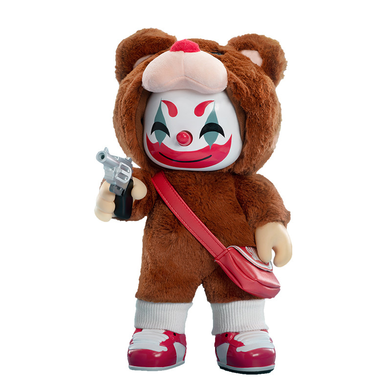 YOOT TOY叛逆小丑暴力熊潮玩毛绒公仔潮流手办玩具摆件送女孩礼物