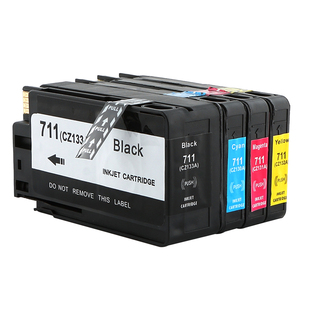 天色适用惠普HP711墨盒T520墨盒 Designjet T120墨盒CZ133A绘图仪墨水