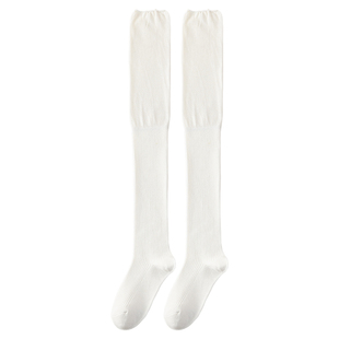 过膝袜子女秋冬款羊毛长筒显瘦防滑保暖加厚羊绒高筒袜冬天大腿袜