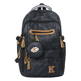 书包初中生男生高中大学生旅行背包潮流结实耐用大容量双肩包女生