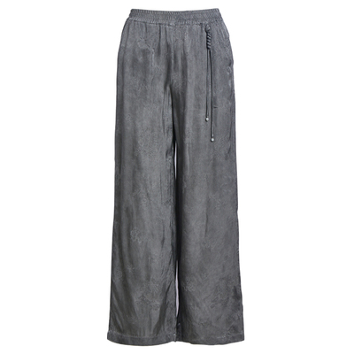 QS秸熙轻国风提花休闲裤