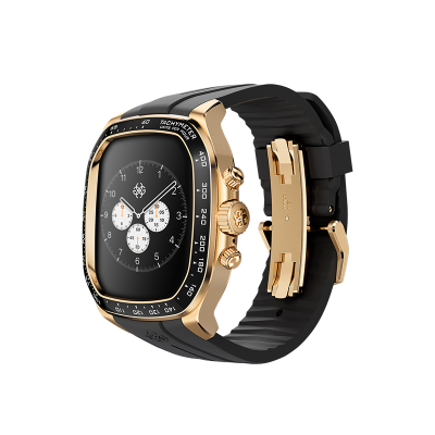 古德康赛GoldenConcept皇冠陶瓷运动改装适配苹果S11表壳表带46mm