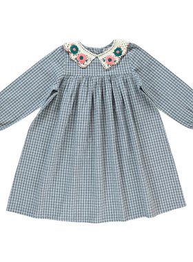3件5折 Little现货bebe organic FW25女宝宝公主连衣裙蝴蝶结发夹