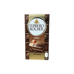 【自营】进口费列罗金莎榛子碎夹心巧克力排块原味90g休闲零食