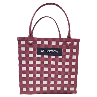 编织女包泰国清迈度假休闲手工包