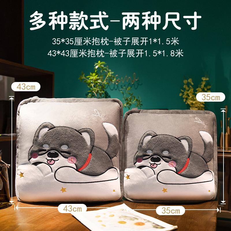 抱枕被子两用车用车载汽车上靠枕午睡枕头空调毯子二合一2022新款