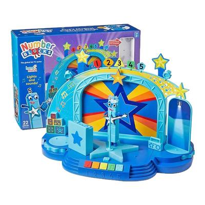 美国Numberblocks联名款数字积木数字5的音乐舞台儿童益智玩教具