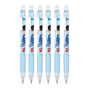 爱好名侦探柯南HB自动铅笔按动铅笔蓝色白色0.5 0.7高颜值不断芯小学生专用儿童自动铅笔简约可爱儿童男女生