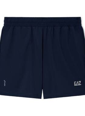 EA7/阿玛尼男士直筒弹力网球短裤