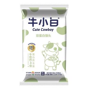 舒汇牛小白双蛋白牛奶馒头210g