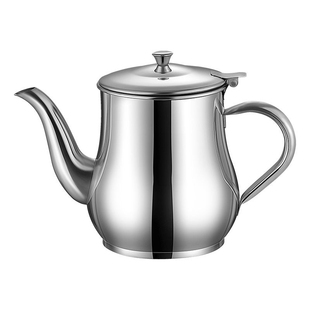 安士壶不锈钢油壶家用厨房装油储油罐油壶食品级倒油带滤网调味罐