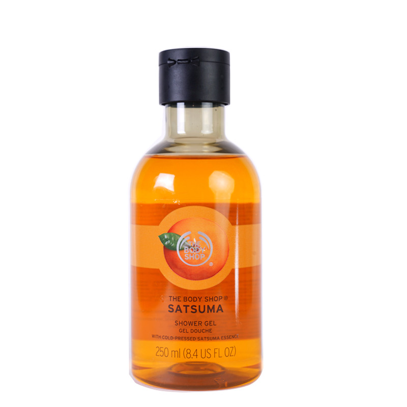 TheBodyShop美体小铺TBS辣木花西柚小蜜橘草莓玫瑰花果香沐浴露