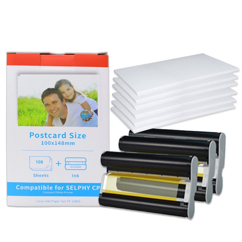 15适用佳能热升华打印机相片纸RP-108CP1500CP12006寸相纸