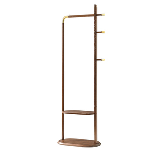 实木衣架卧室落地家用挂衣架现代简约晒放衣服架子室内简易衣帽架