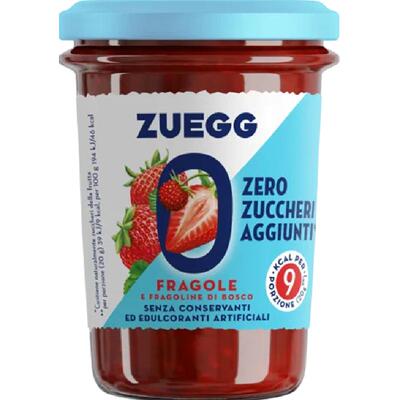 ZUEGG食品草莓无蔗糖果酱220g