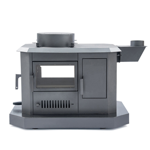 新款三面观火真火壁炉取暖炉家用室内柴火上排烟下排烟可选烤火炉