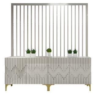 轻奢客厅玄关柜双面装饰隔断玄幻鞋柜进门简约现代风水屏风间厅柜