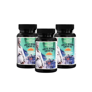 ROMEGA孕妇DHA磷脂营养挪威鱼籽油卵孕期专用哺乳60粒*3瓶