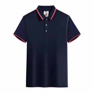 定制工作服高端polo衫夏季短袖印字logo新款纯棉薄款文化衫翻领男