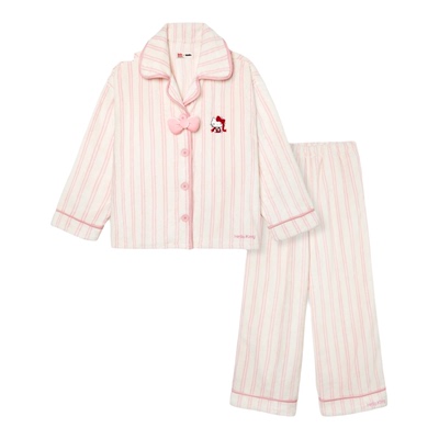 tbh野兽派法兰绒家居服睡衣套装